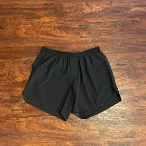 Mens Black Lululemon shorts size large